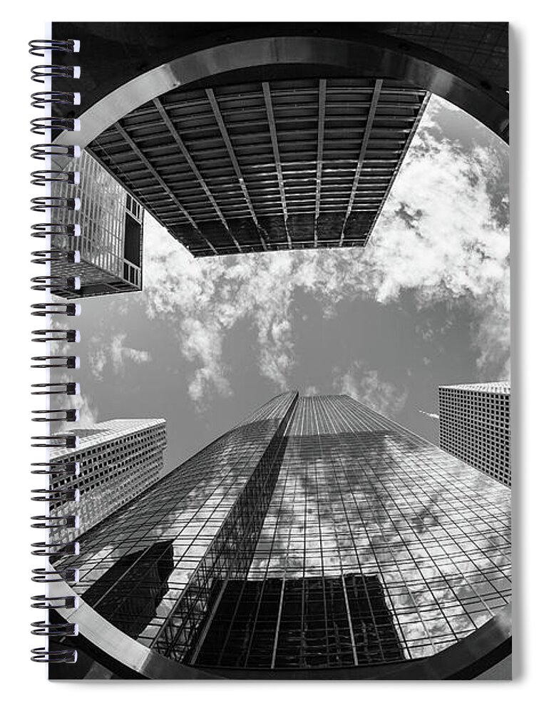 Houston Spiral Notebook featuring the photograph Skyscraper Jungle by Raul Rodriguez