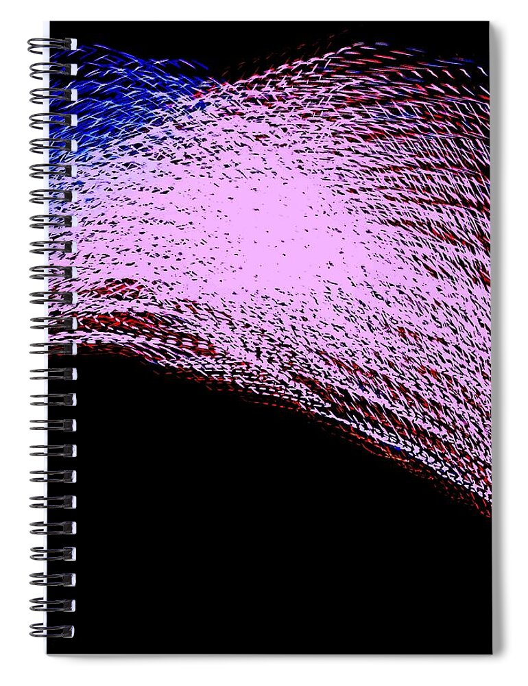  Spiral Notebook featuring the photograph Slice Of American Pie by Uther Pendraggin