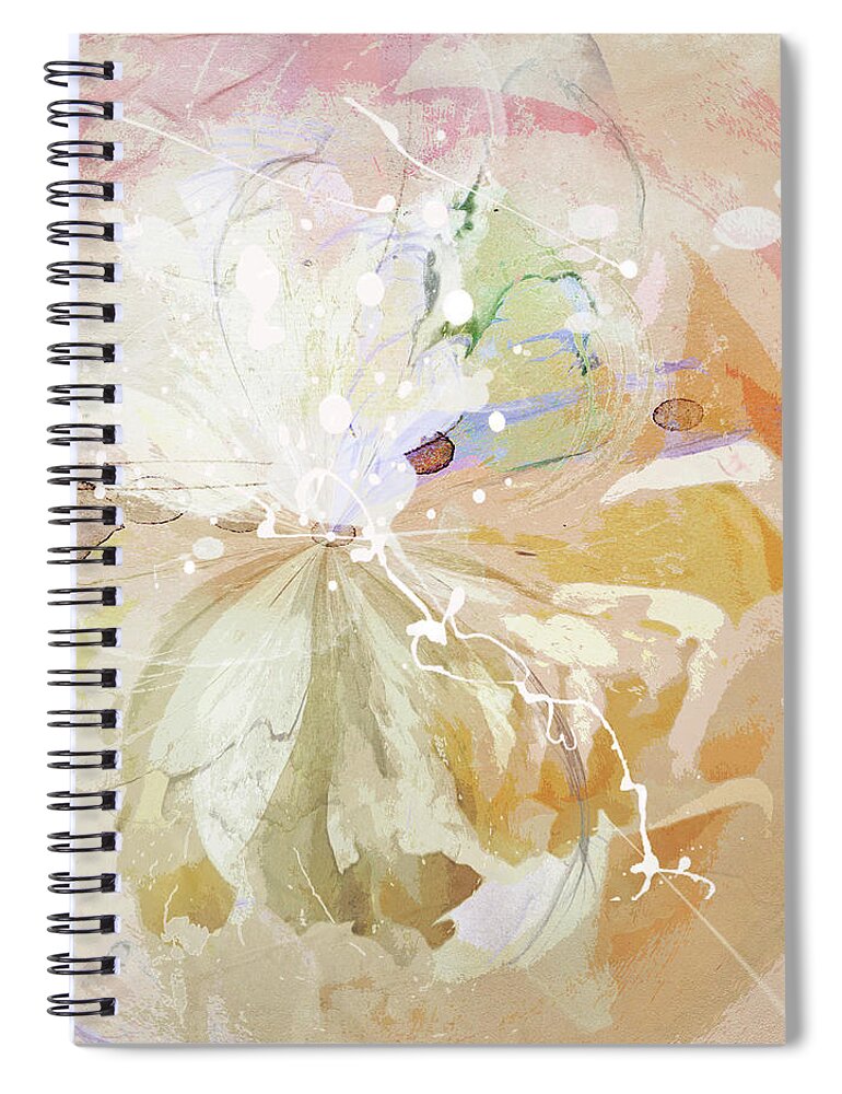 Abstract Spiral Notebook featuring the photograph Slow Dance by Karen Lynch