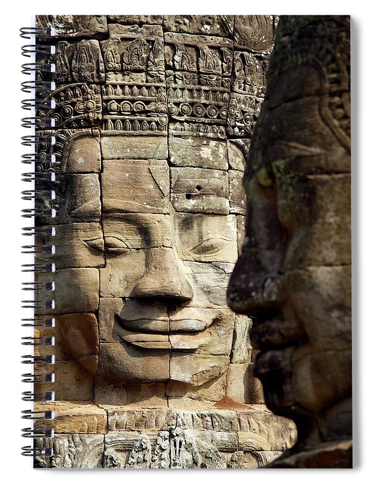 Tranquility Spiral Notebook featuring the photograph Smiling For Centuries by (c) Daniel Braun