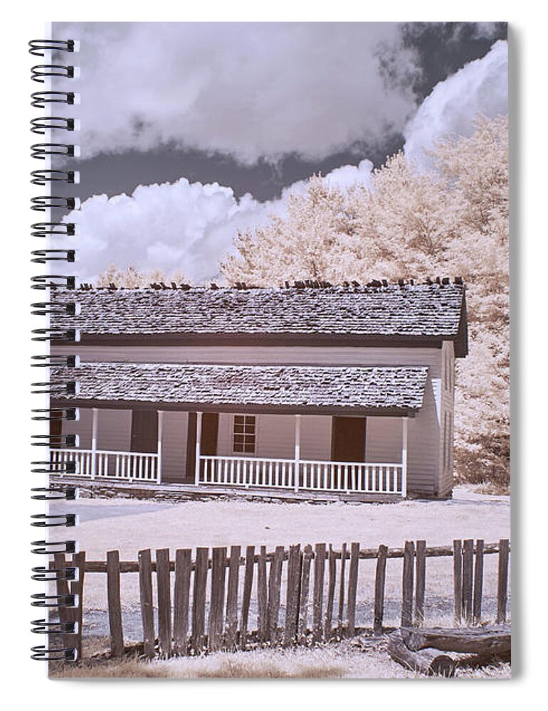 Smokies Spiral Notebook featuring the photograph Smoky Mountain Homestead by Jim Cook