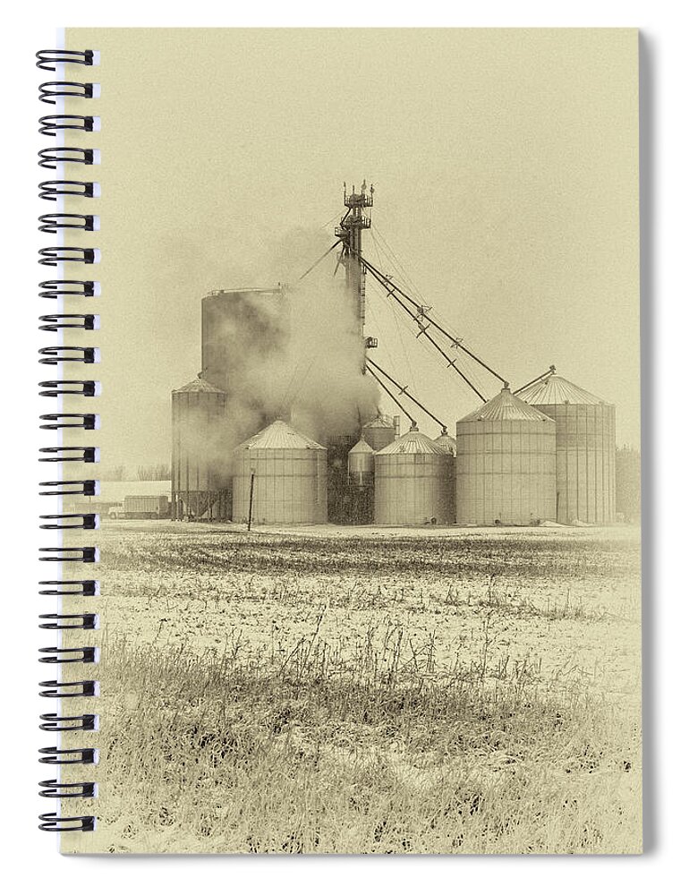 Steve Harrington Spiral Notebook featuring the photograph Smooth Operator 4 - Sepia by Steve Harrington