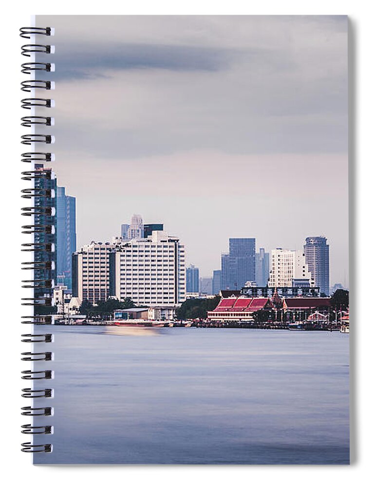 Outdoors Spiral Notebook featuring the photograph Smooth River by Natapong Supalertsophon