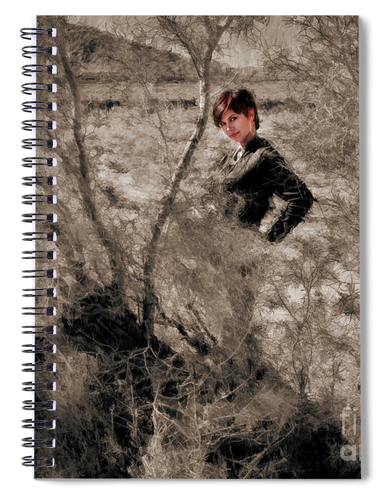  Spiral Notebook featuring the photograph Sofia's Dessert by Blake Richards