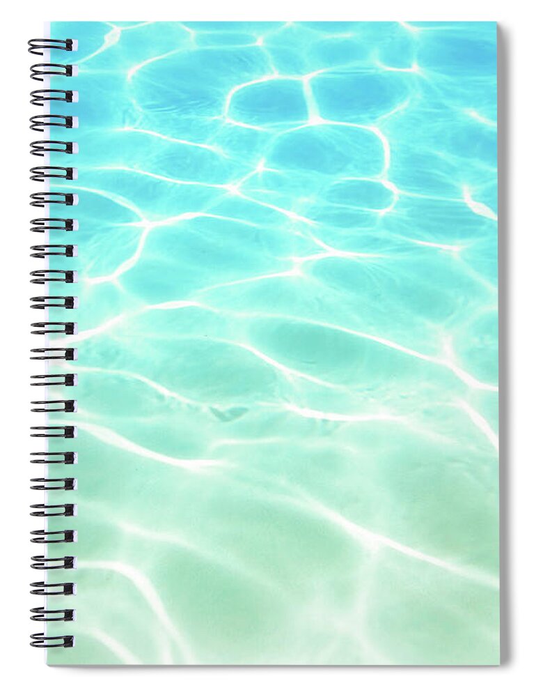 Pool Spiral Notebook featuring the photograph Soft and Light 40 by Becqi Sherman