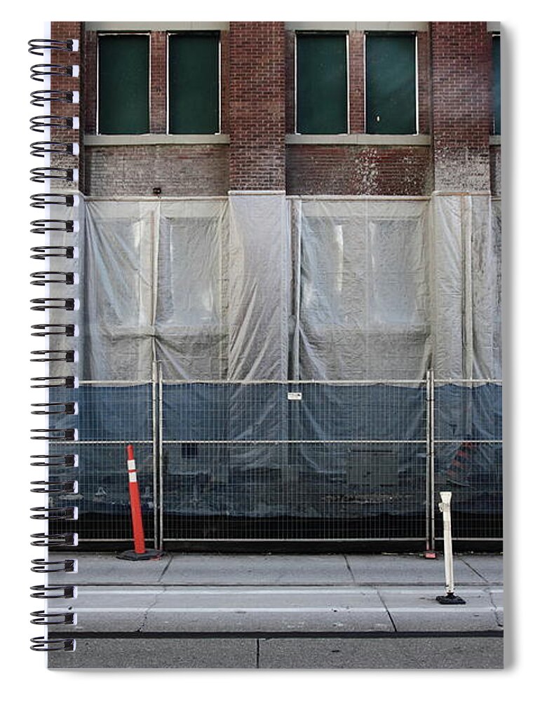 Urban Spiral Notebook featuring the photograph something about the Netherlands by Kreddible Trout