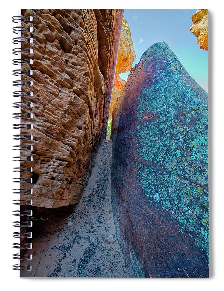 Beautiful Photos Spiral Notebook featuring the photograph South of Pryors 21 by Roger Snyder