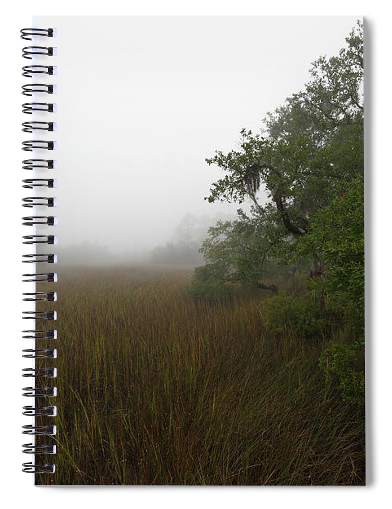 Fog Spiral Notebook featuring the photograph Southern Framed Fog by Dale Powell