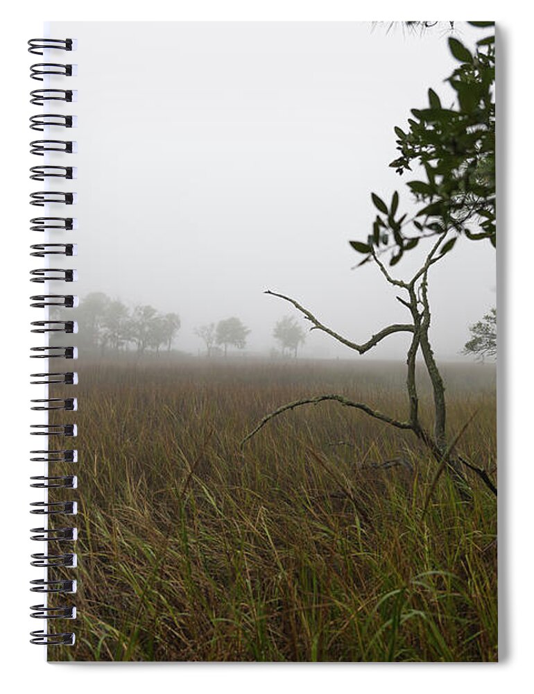 Fog Spiral Notebook featuring the photograph Southern Layers of Fog by Dale Powell