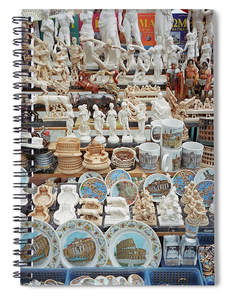 Retail Spiral Notebook featuring the photograph Souvenirs by Silvia Otte