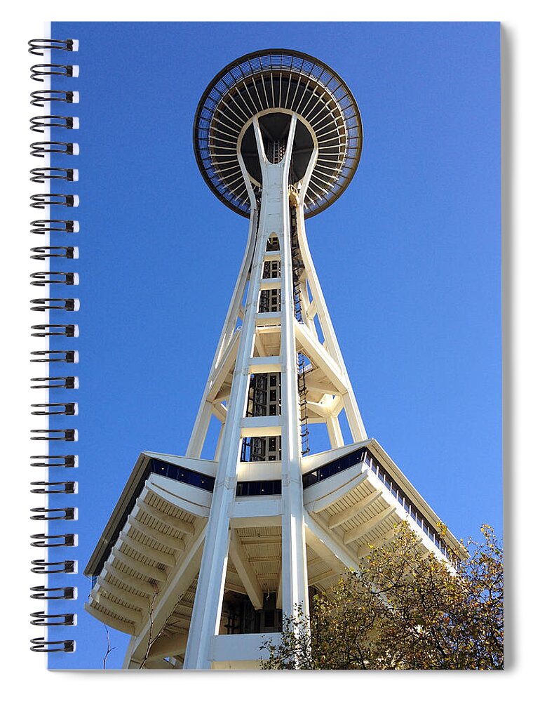 Seattle Spiral Notebook featuring the photograph Space Needle by Life Makes Art