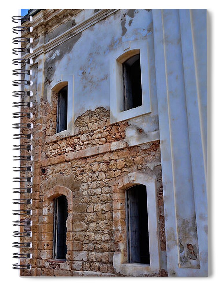 Puerto Rico Spiral Notebook featuring the photograph Spanish Fort by Segura Shaw Photography