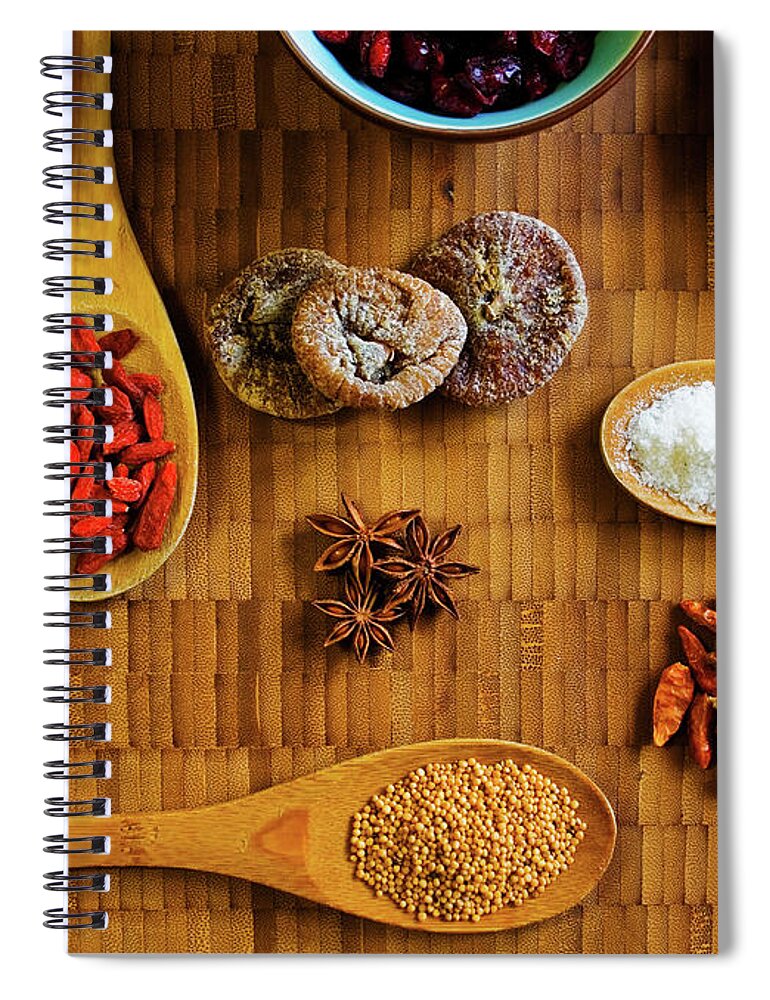 Bamboo Spiral Notebook featuring the photograph Spices by Ion-bogdan Dumitrescu