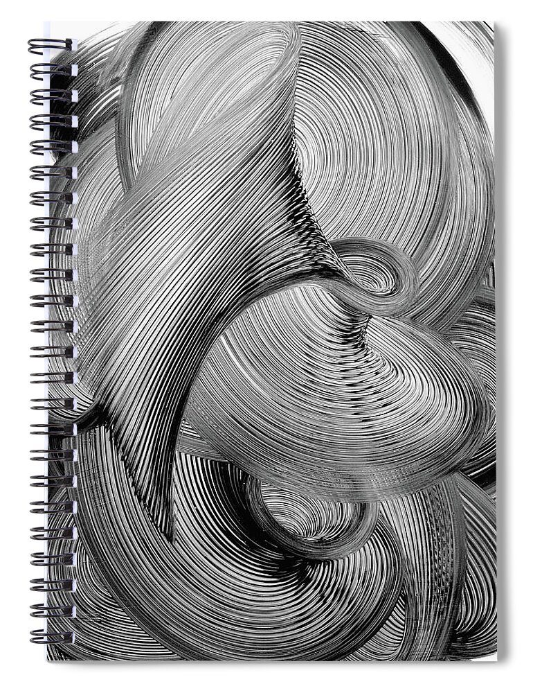 Newel Hunter Spiral Notebook featuring the photograph Spinner by Newel Hunter