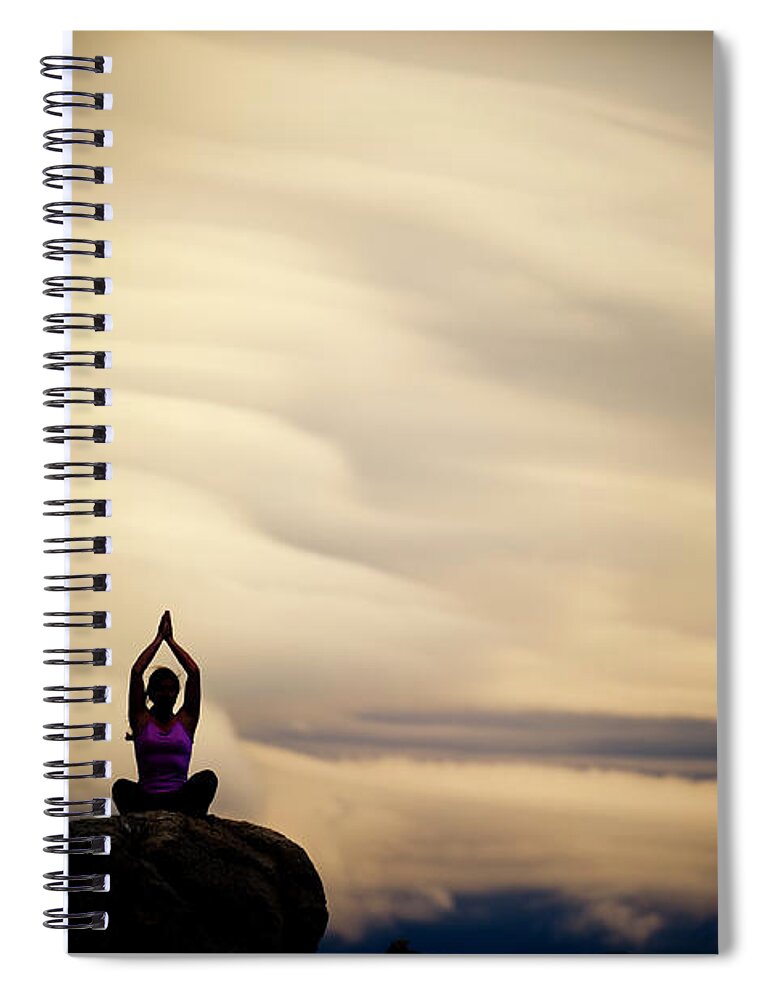 Extreme Terrain Spiral Notebook featuring the photograph Spirit by Vernonwiley