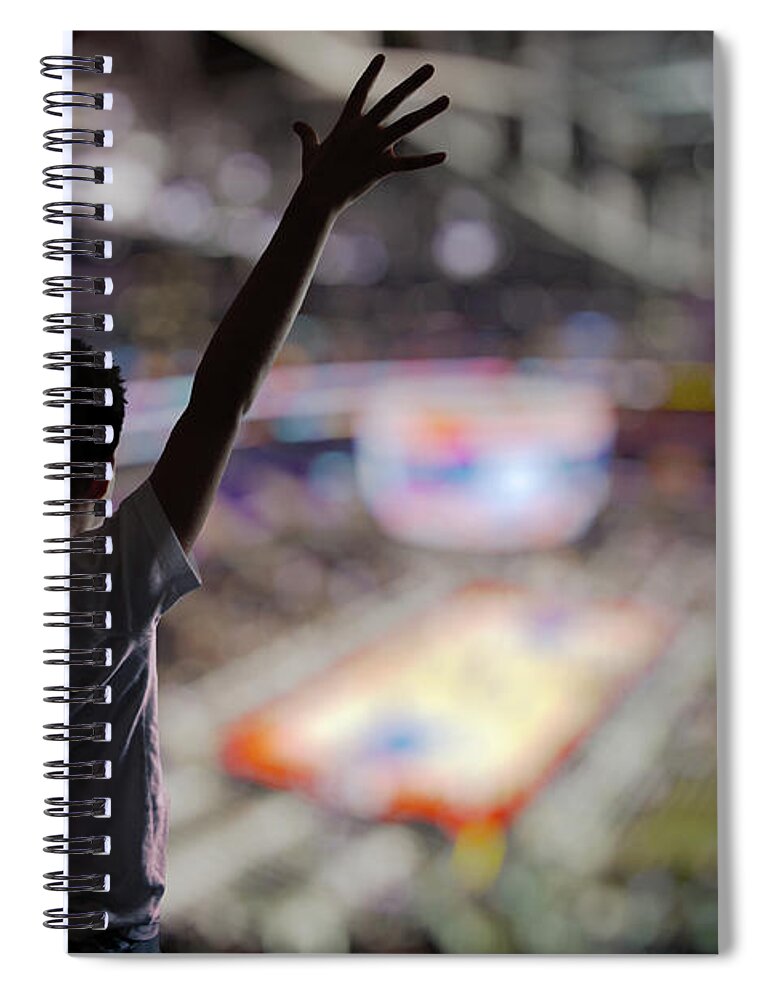 Event Spiral Notebook featuring the photograph Sports Event by Lpettet