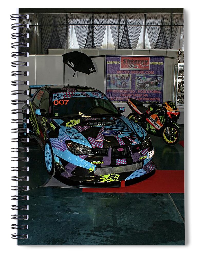 Car Spiral Notebook featuring the photograph Sporty Car by Martin Smith