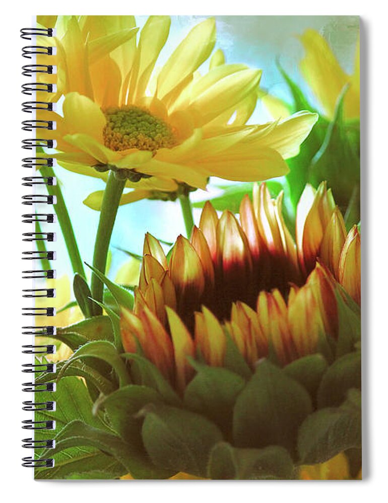 Floral Spiral Notebook featuring the photograph Spring is Coming by John Rivera