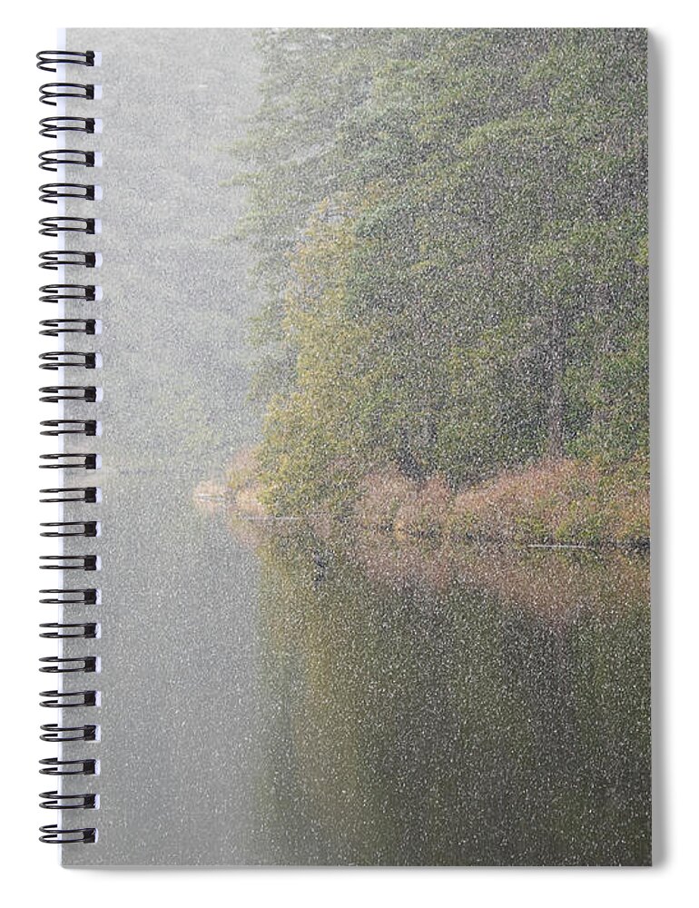 Snow Spiral Notebook featuring the photograph Spring Snowfall by Lynn Wohlers
