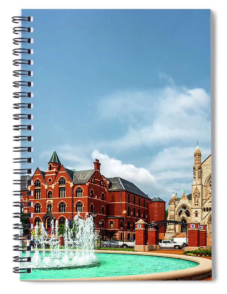St Louis University Spiral Notebook featuring the photograph St Louis University on Grand GRK4253-06022019 by Greg Kluempers
