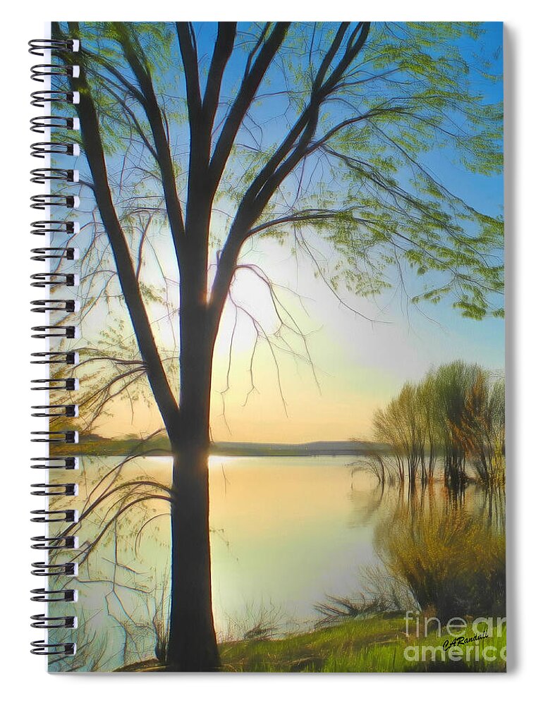 Trees Spiral Notebook featuring the photograph Stand Tall in Life by Carol Randall