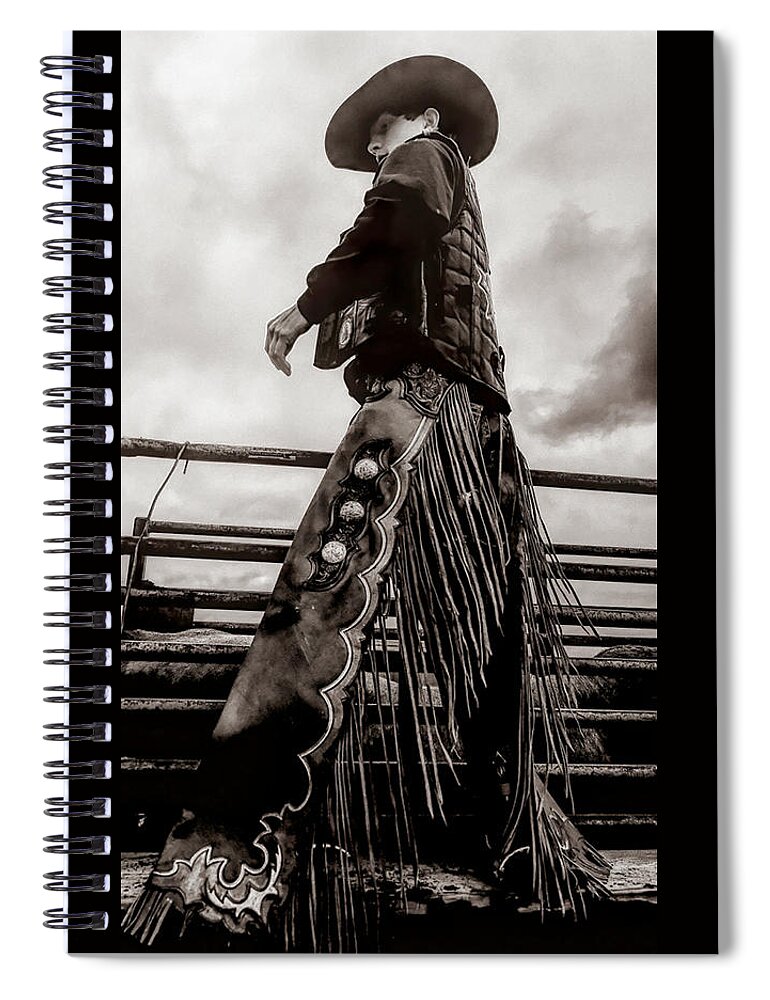 Black And White Spiral Notebook featuring the photograph Standing Tall by Pamela Steege