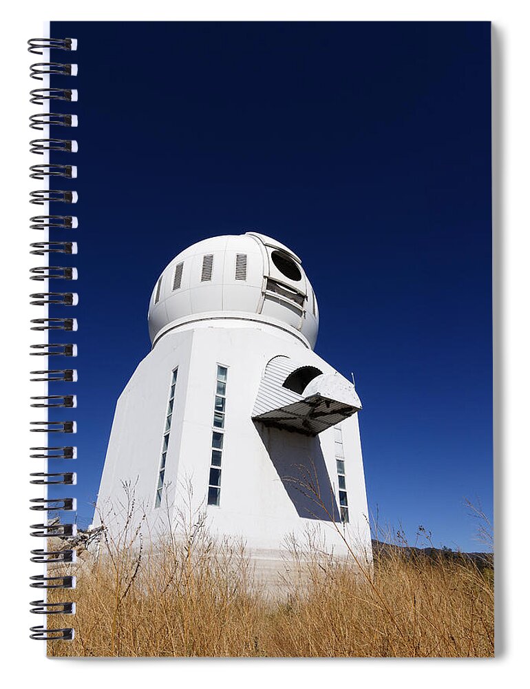 Staring At The Sun Spiral Notebook featuring the photograph Staring at the Sun -- Big Bear Solar Observatory in Big Bear, California by Darin Volpe