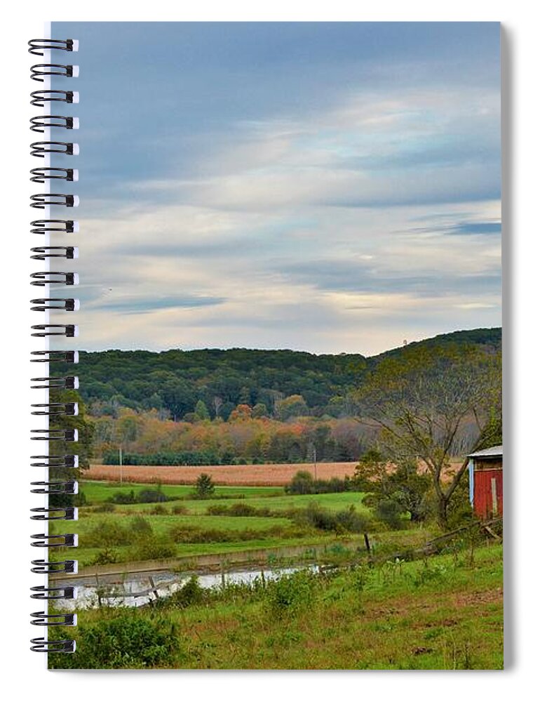 Landscape Spiral Notebook featuring the photograph Still by Dani McEvoy