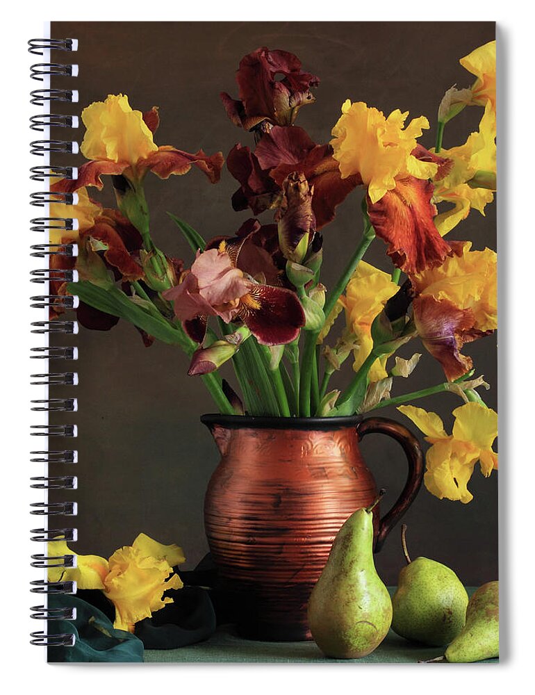 Vase Spiral Notebook featuring the photograph Still Life by Panga Natalie Ukraine
