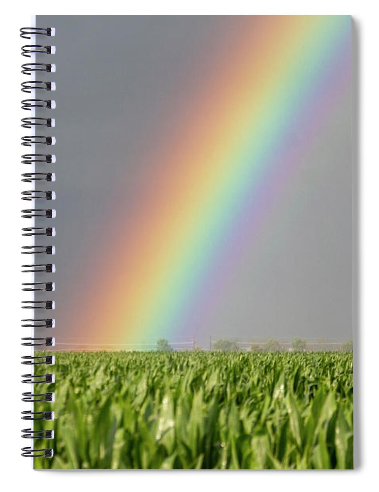 Nebraskasc Spiral Notebook featuring the photograph Storm Chasing after that Afternoon's Naders 023 by NebraskaSC