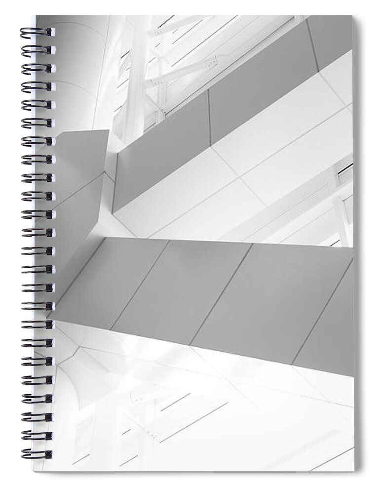 Toughness Spiral Notebook featuring the photograph Structural Connection by Blackred