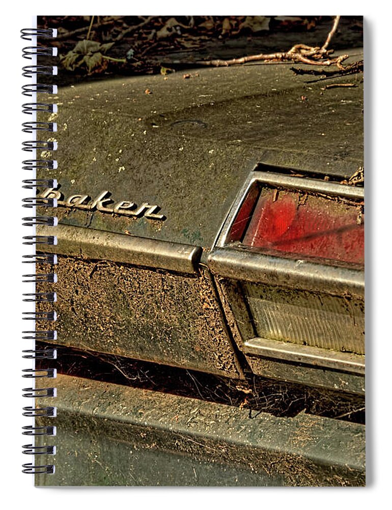 Studebaker Spiral Notebook featuring the photograph Studebaker #6 by James Clinich