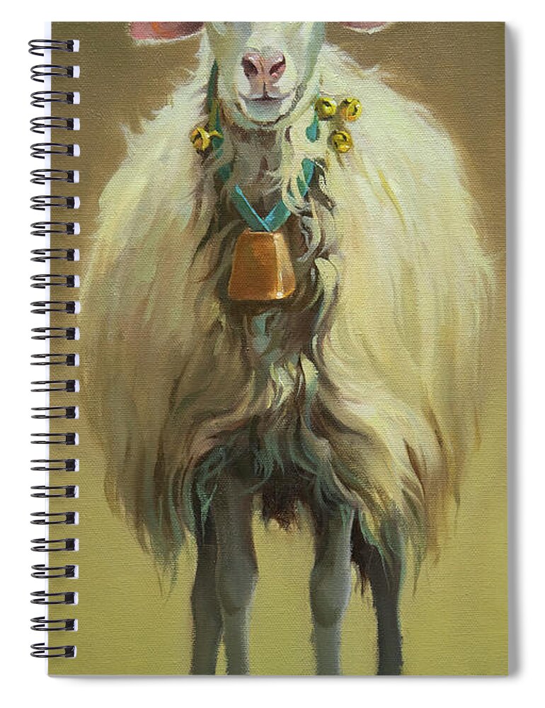 Animals Spiral Notebook featuring the painting Sugar by Carolyne Hawley