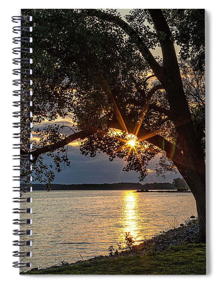Summer Spiral Notebook featuring the photograph Summer Solstice 2019 by Rod Best