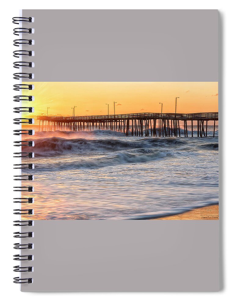 Sunlight Spiral Notebook featuring the photograph Sunlight by Russell Pugh