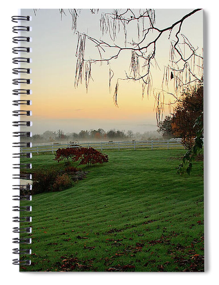 Sunrise Spiral Notebook featuring the photograph Sunrise by David Pratt