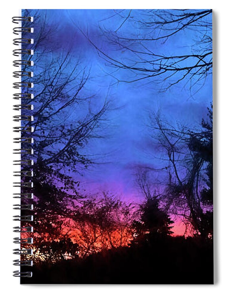 Sunrise Spiral Notebook featuring the photograph Sunrise in Tennessee by Denise Beverly