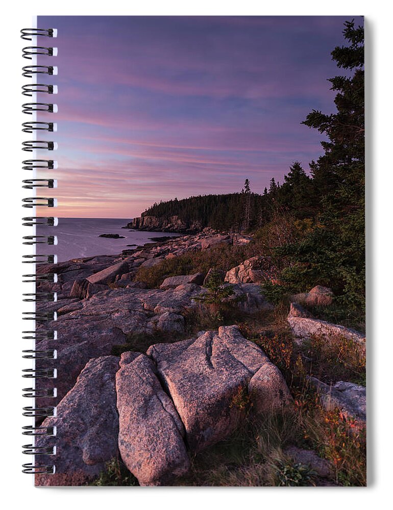 Scenics Spiral Notebook featuring the photograph Sunrise Near Otter Point by Jerry Whaley