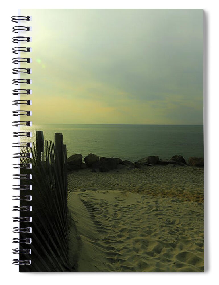 Water Spiral Notebook featuring the photograph Sunset Dunes by Doolittle Photography and Art