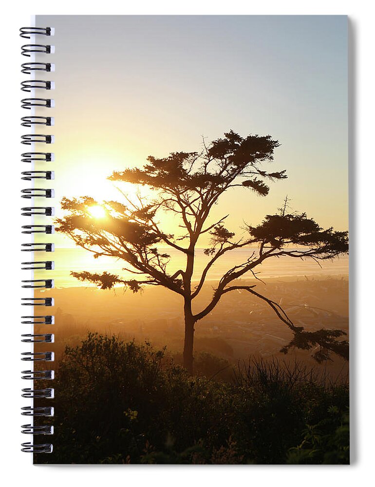 Tranquility Spiral Notebook featuring the photograph Sunset Over Kalaloch Beach by Guy Crittenden