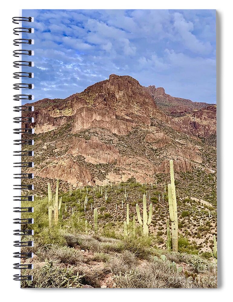 Photography Spiral Notebook featuring the photograph Superstitions by Sean Griffin