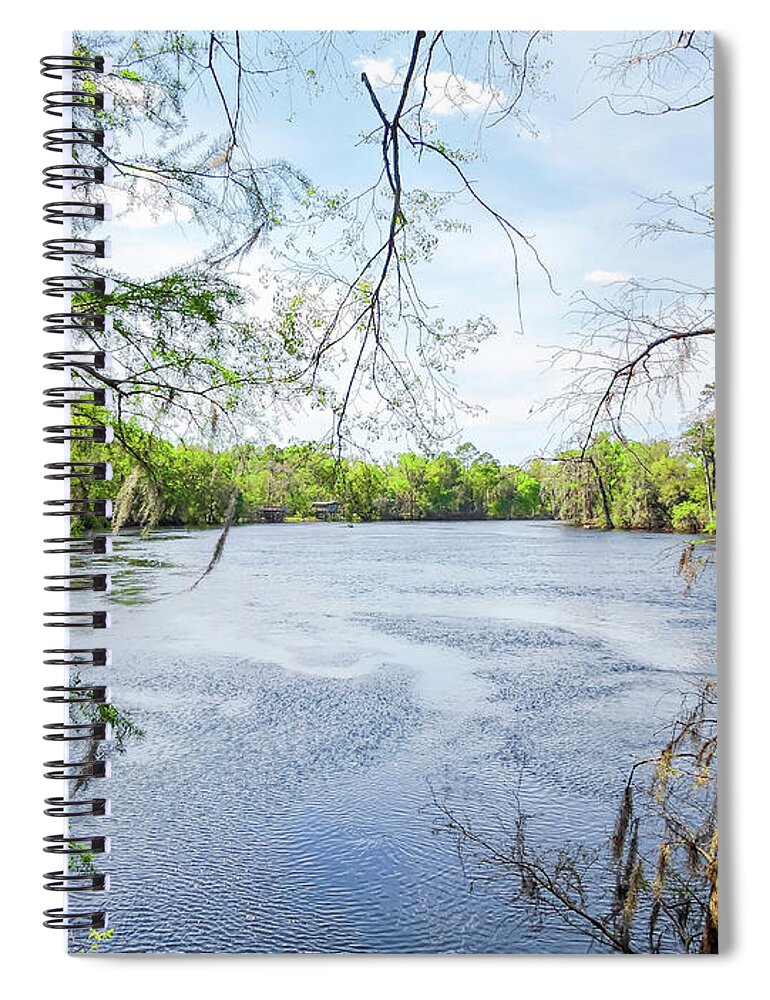Suwanee River Spiral Notebook featuring the photograph Suwanee River by Susan Hope Finley
