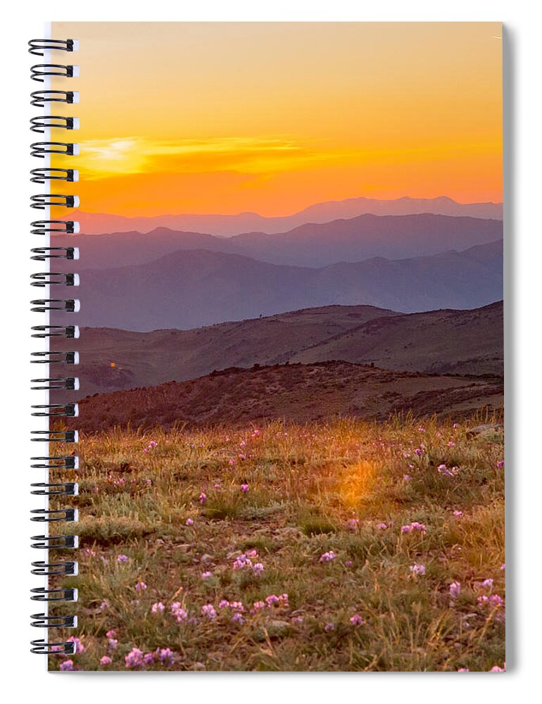 Landscape Spiral Notebook featuring the photograph Sweetwater Sunset by Mark Miller