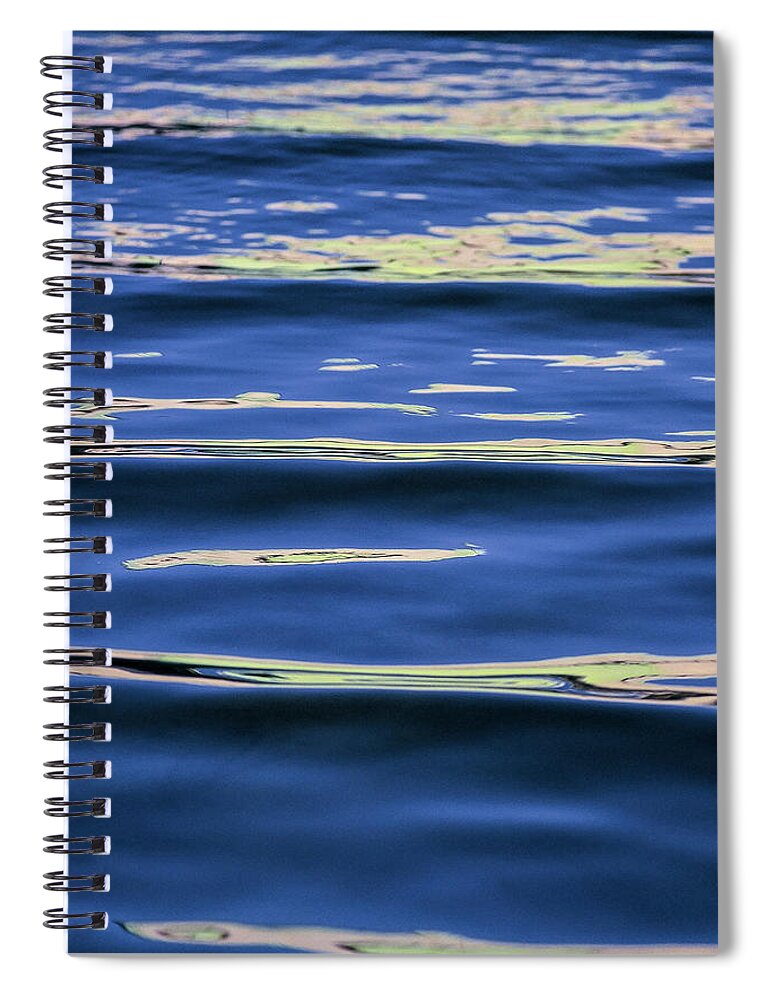 Wave Spiral Notebook featuring the photograph Swell Ladder by Sean Davey