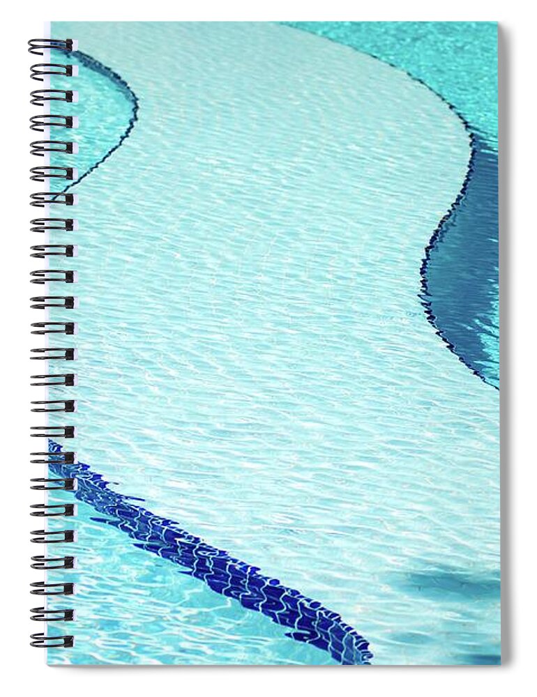 Tranquility Spiral Notebook featuring the photograph Swimming Pool by Dogra Exposures