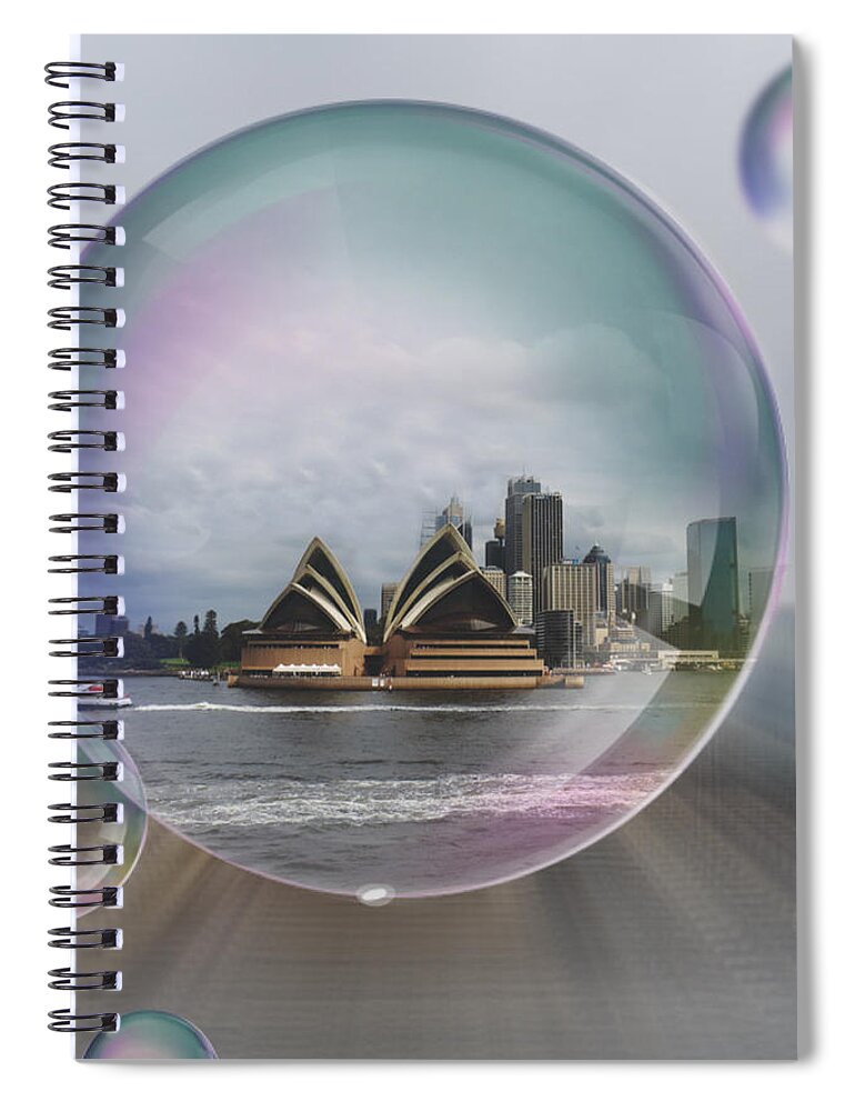 Australia Spiral Notebook featuring the photograph Sydney Opera House by Richard Gehlbach