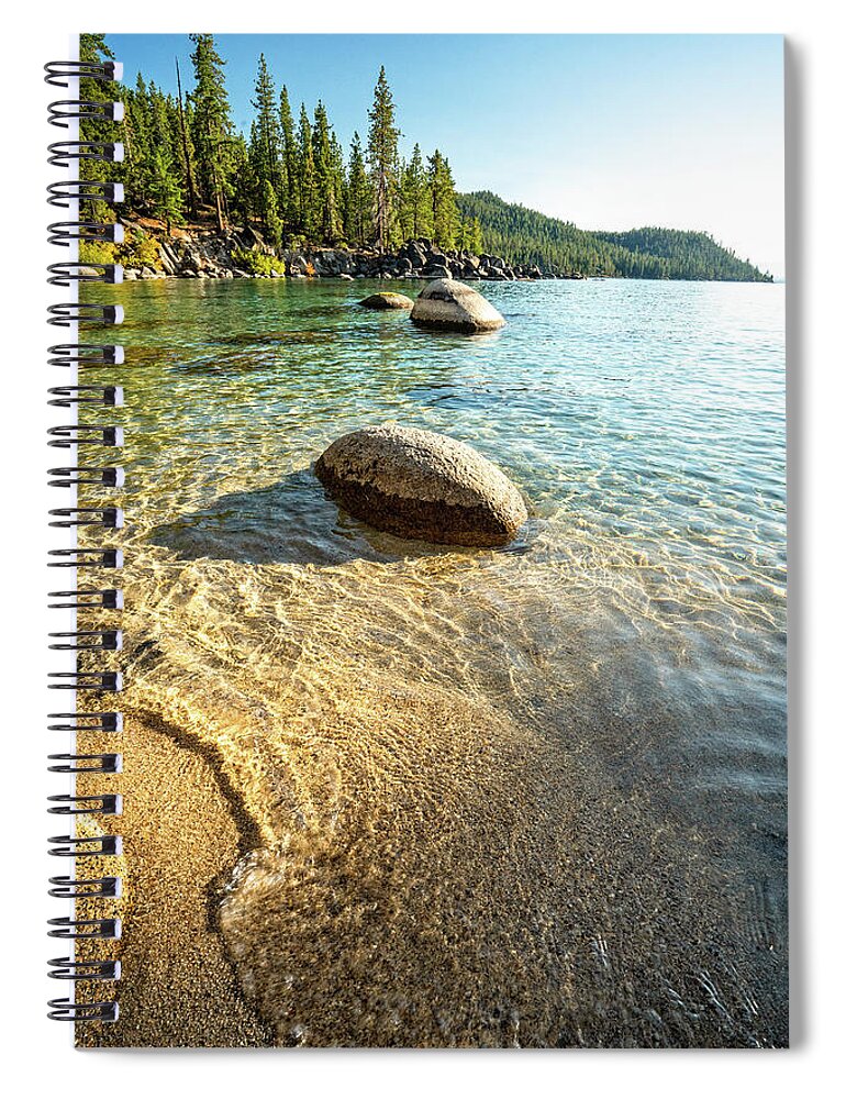 Landscape Spiral Notebook featuring the photograph Tahoe Blues 14 by Ryan Weddle