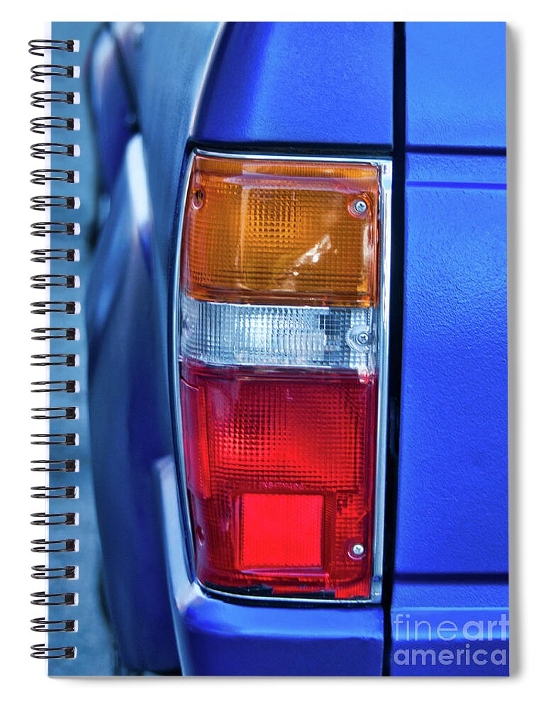 Carolina Spiral Notebook featuring the photograph Toyota 4 Runner Taillight Detail by Amy Dundon