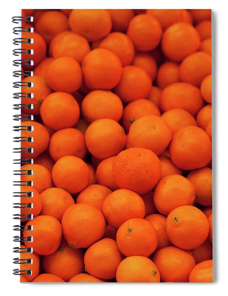 Araucania Region Spiral Notebook featuring the photograph Tangerine by Philippe Thiers