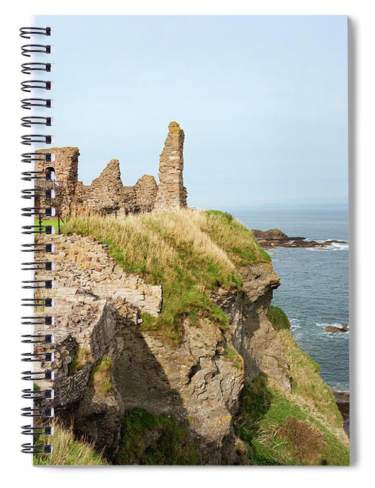 Scotland Spiral Notebook featuring the photograph Tantallon Castle by Theasis